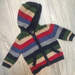 Baby Gap hooded sweater, great condition 12-18 mo